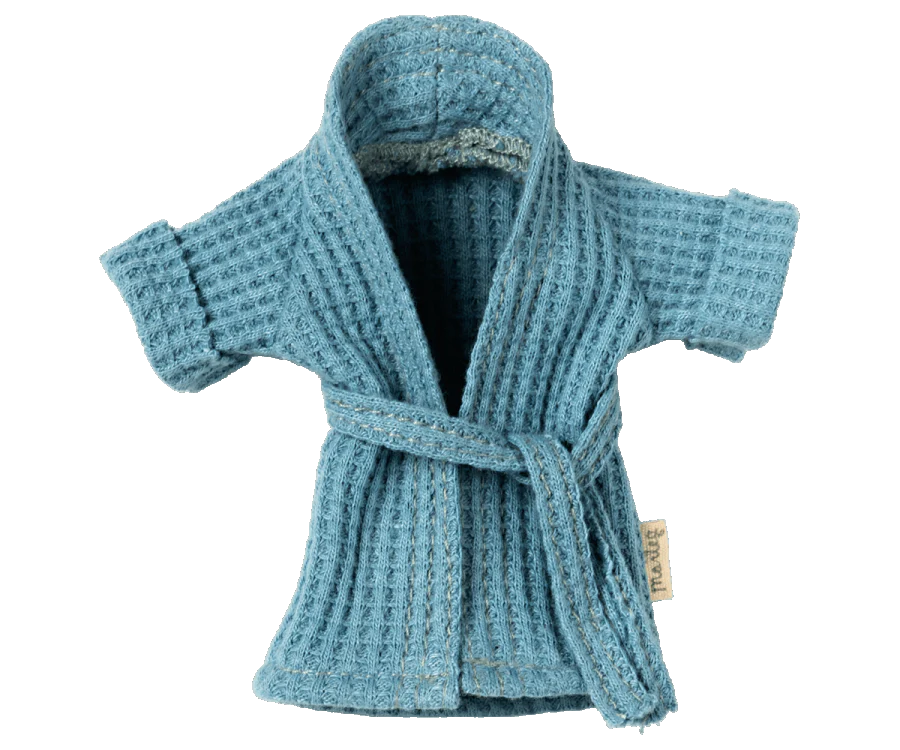 BATHROBE DUSTY BLUE (MUM/DAD MOUSE)