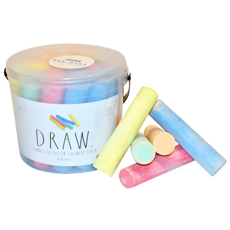 Sidewalk Chalk 20 Piece Bucket