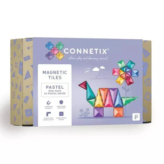 Connetix: Pastel Mini Pack 32 Piece Set