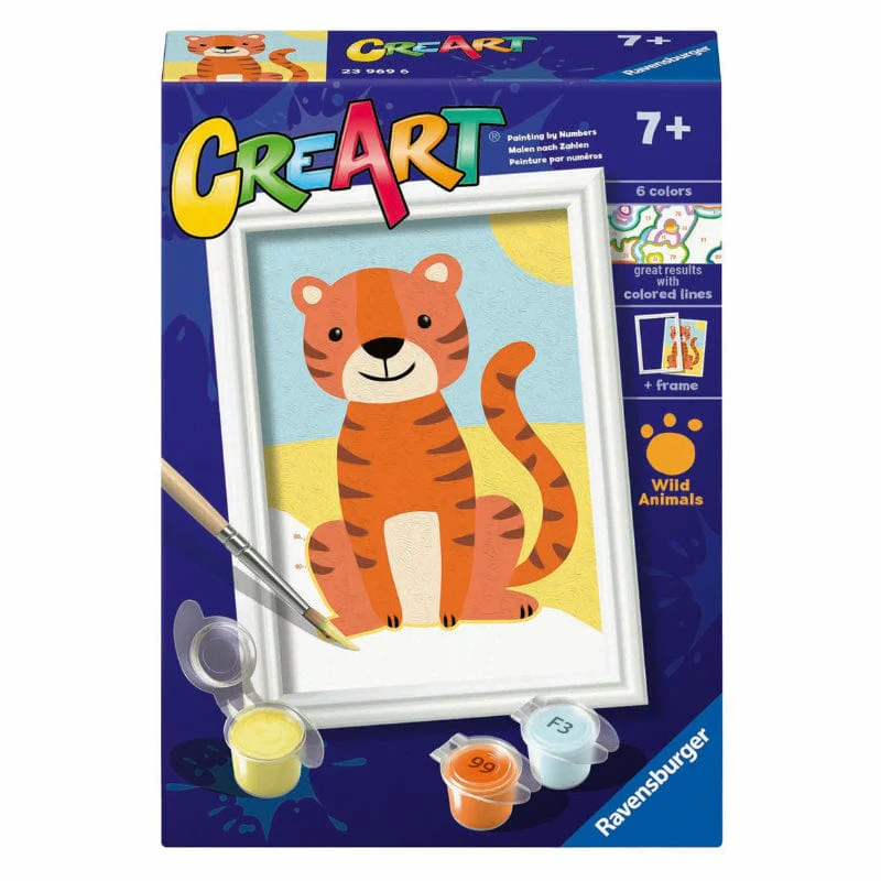 CreArt: Paint by Number Wild Tiger