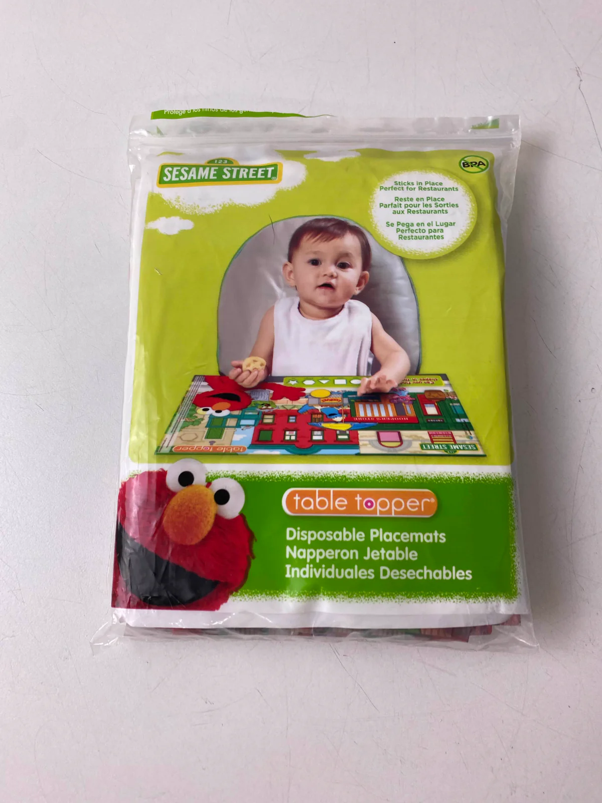 Neat Solutions Disposable Table Toppers, Sesame Street