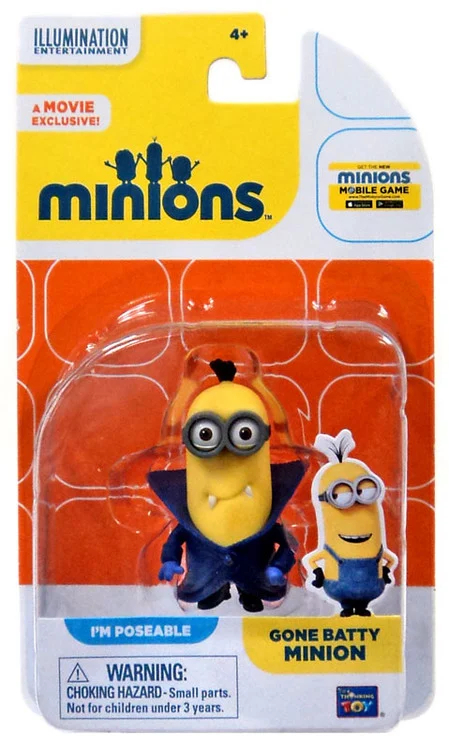 Despicable Me Minions Movie Gone Batty Minion Action FIgure