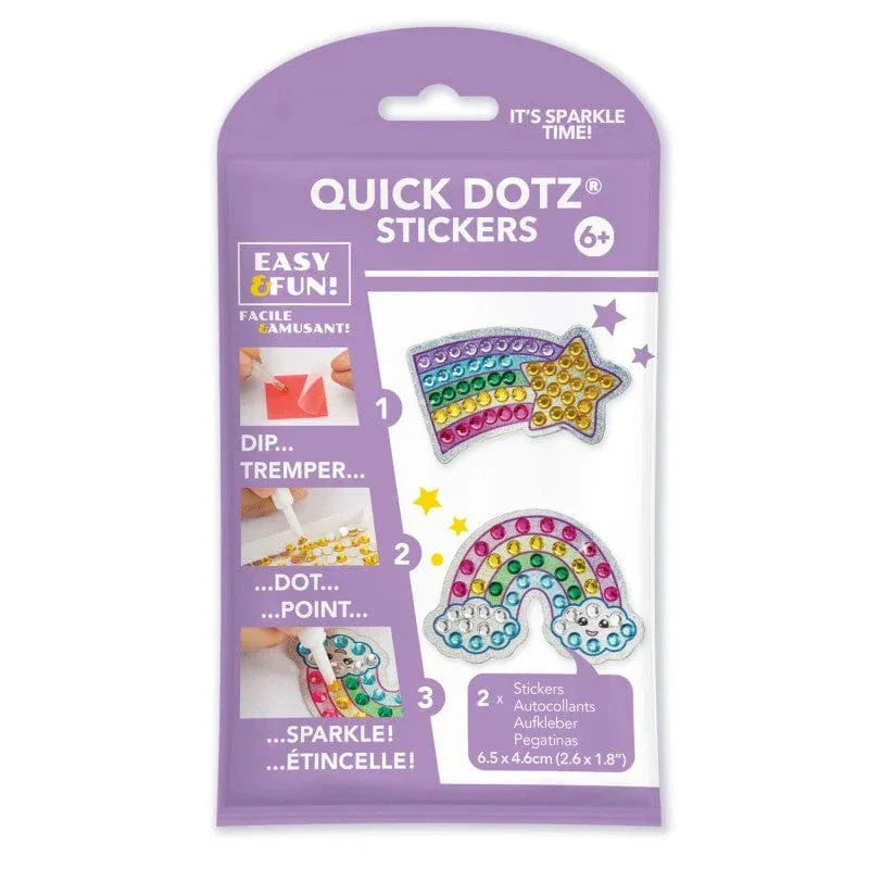 Diamond Dotz Big Dotz Stickers - Star Rainbow