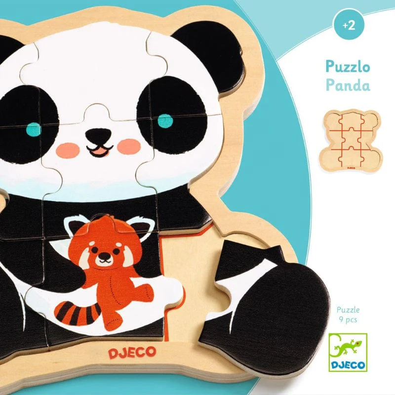 Panda 9 Piece Puzzle