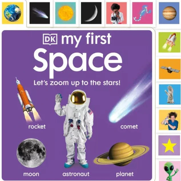 My First Space: Let's Zoom Up to the Stars! (Board Book)