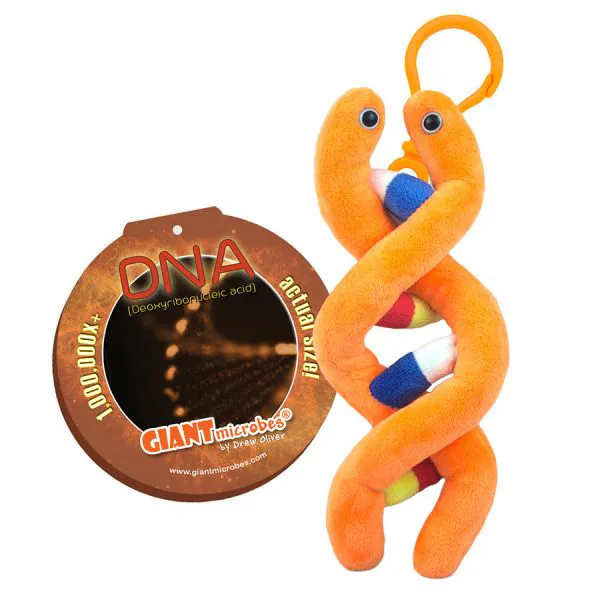 Plush DNA Keychain