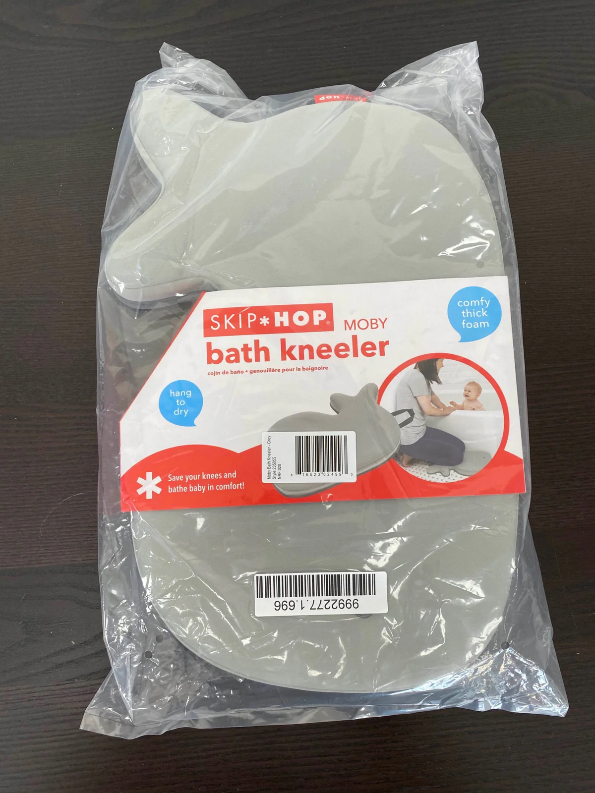 Skip Hop Moby Bath Kneeler, Grey