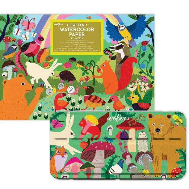 Woodland Watercolors or Italian Paper Pad