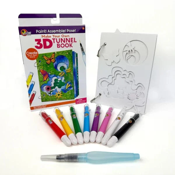 3D Tunnel Book Kit - Butterflies & Dragonflies
