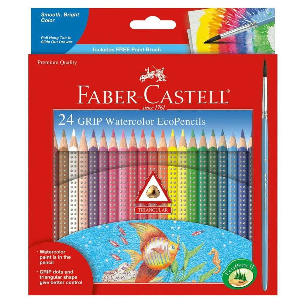 GRIP Watercolor EcoPencils (24 Count)
