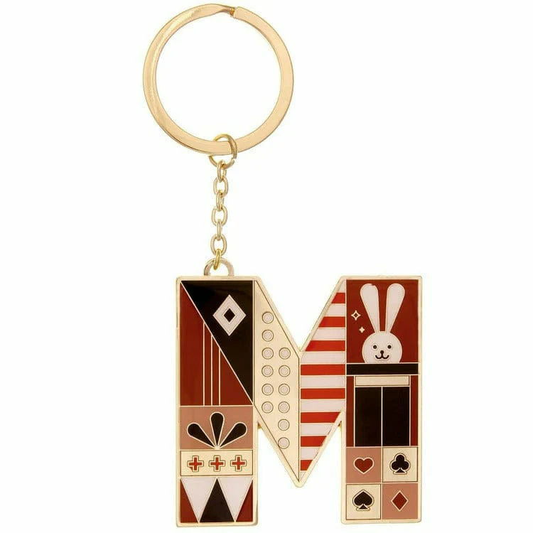 Small Initial FAO Keychain - Letter M