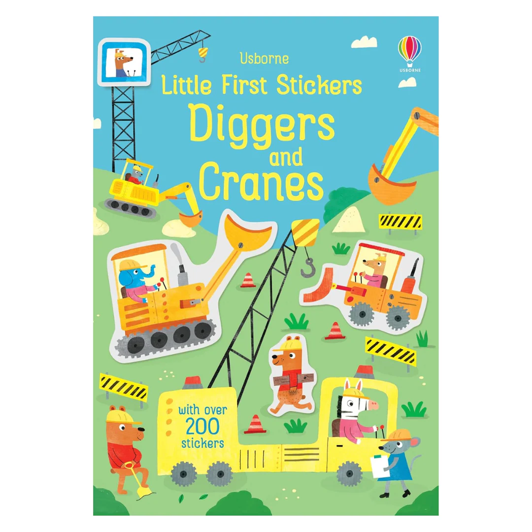 Little First Stickers - Diggers and Cranes