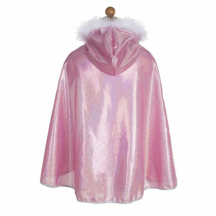 Glitter Princess Cape Pink Size 4-6
