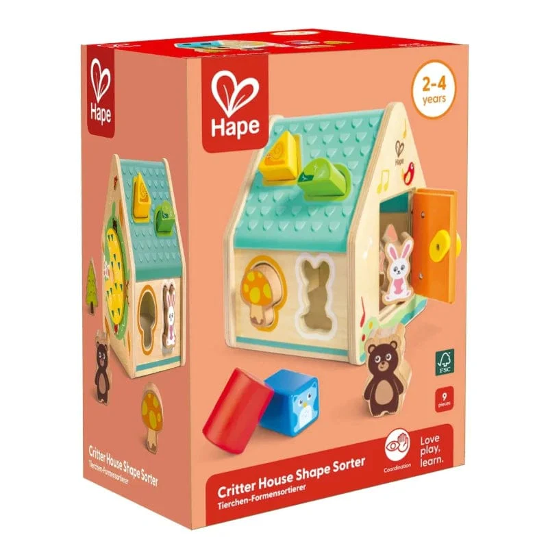 Critter House Shape Sorter