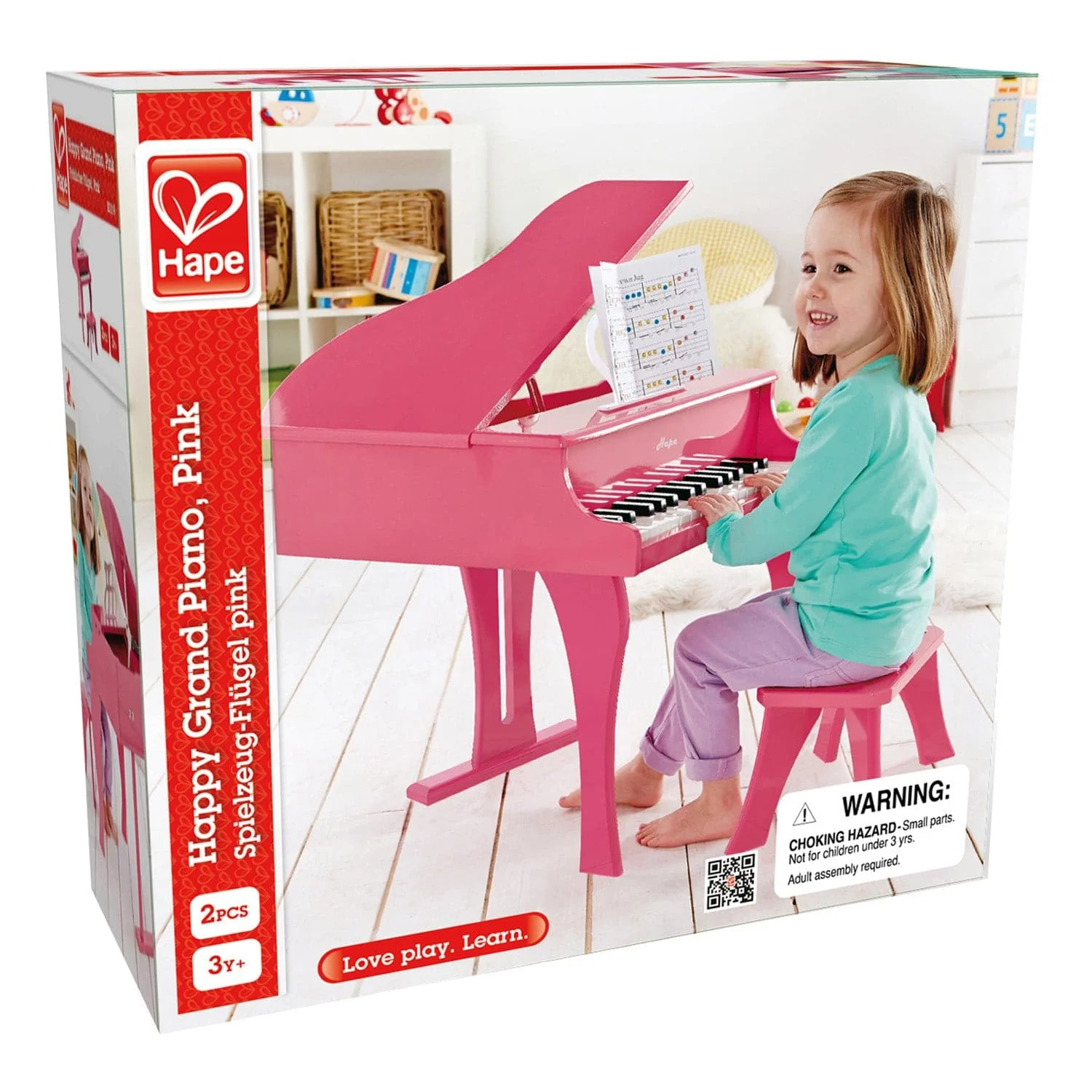 Happy Grand Piano - Pink