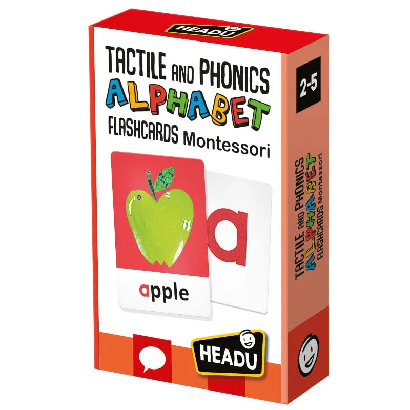Tactile & Phonic Alphabet Montessori Flashcards