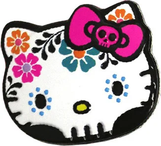 Sanrio Hello Kitty Sweet Skulls Candy Tin [White]