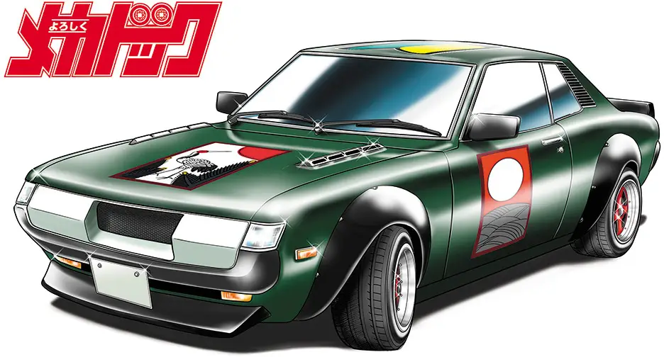 1/24 What's Up Mechadoc Toyota Celica 1600GTV Matsu-Kiri-Bozu (Comics Edition)