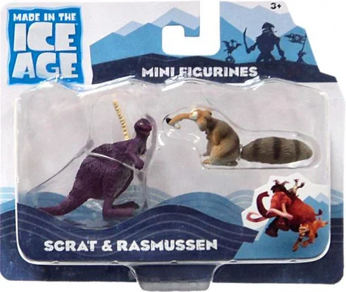Ice Age Continental Drift Scrat & Rasmussen Mini Figure 2-Pack [Loose]