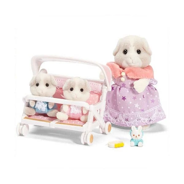 Patty & Padens Double Stroller Set