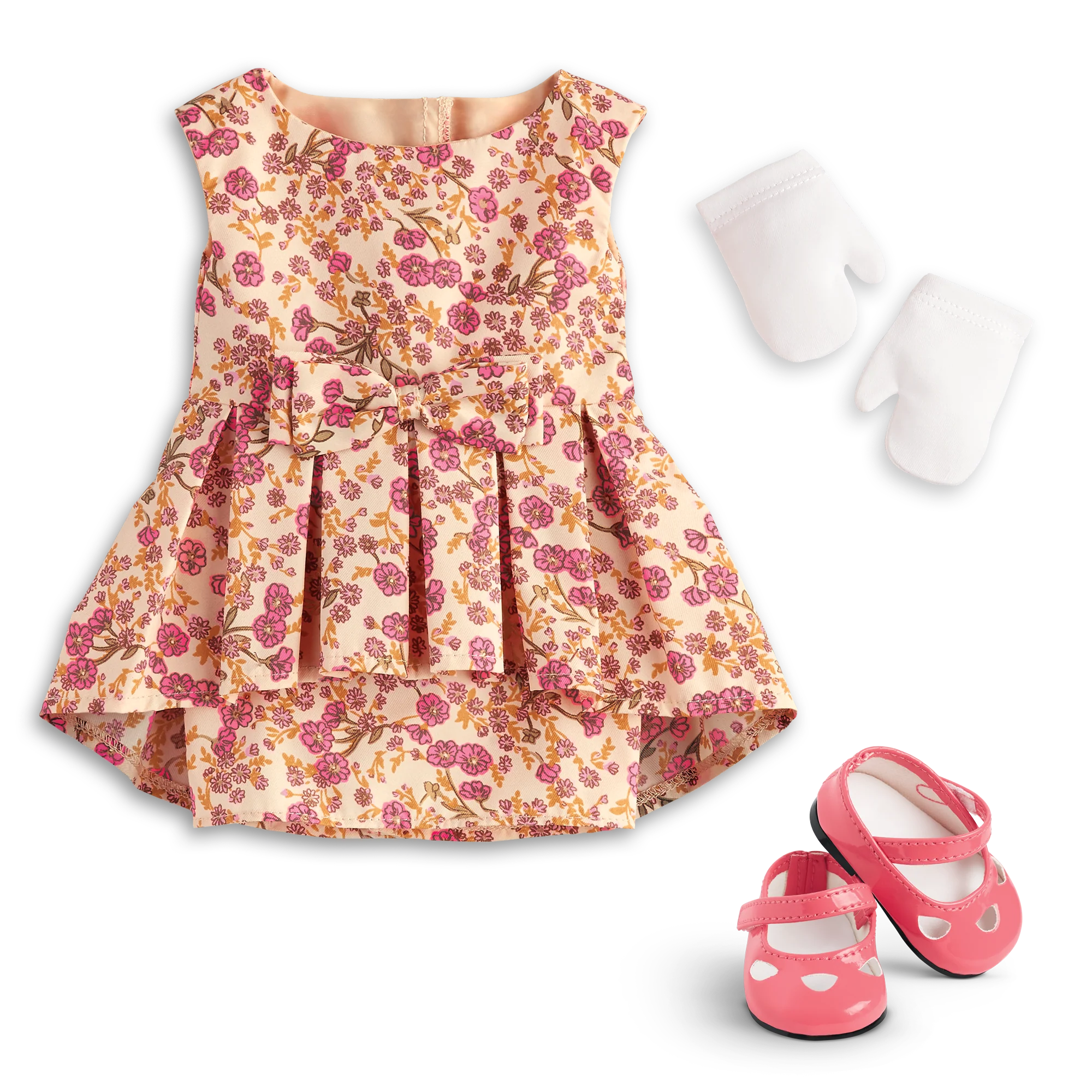 Melody’s™ Fancy Floral Dress for 18-inch Dolls (Historical Characters)