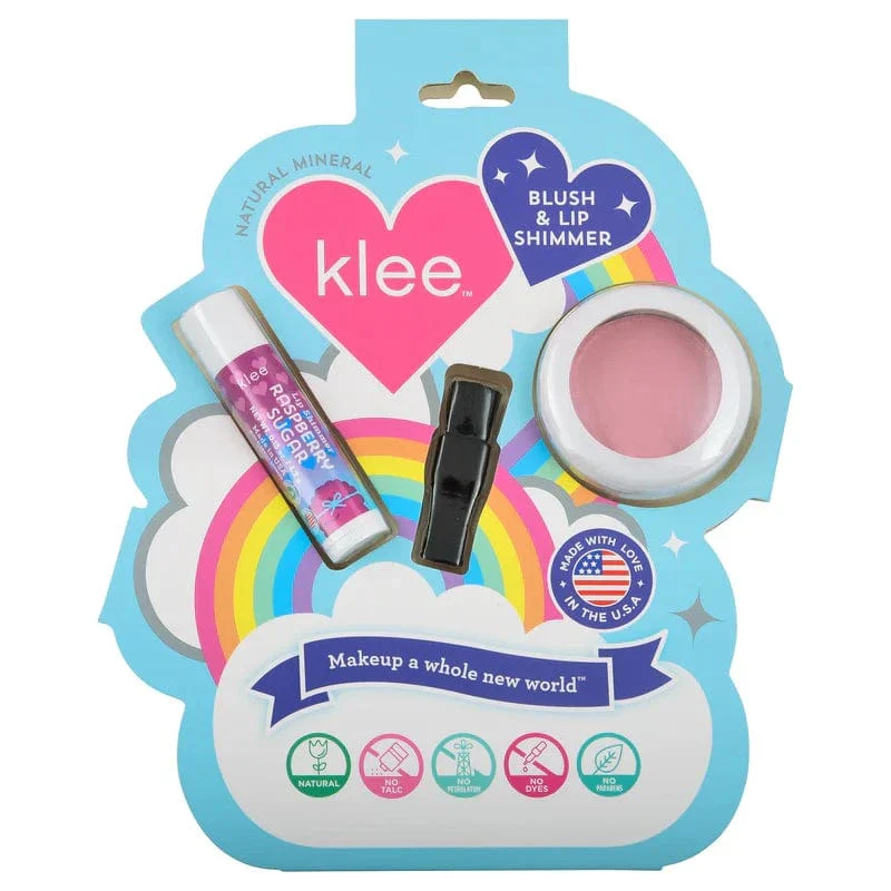 Blush & Lip Shimmer Set - Cotton Candy Whisper