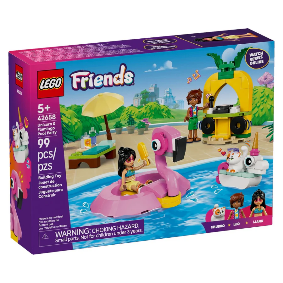 LEGO Friends Unicorn & Flamingo Pool Party (42658)