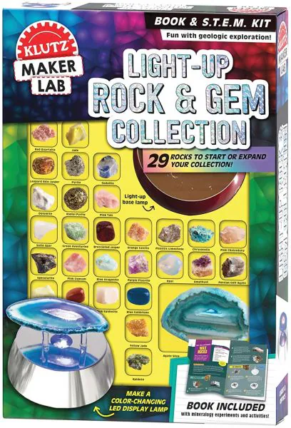Light Up Rock & Gem Collection: Maker Lab STEM Kit