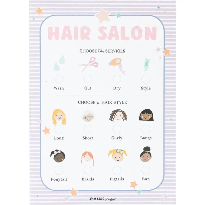 Hair Salon Pretend Play Pad
