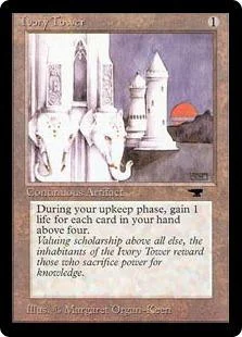 MtG Antiquities Uncommon Ivory Tower [Moderately Played]