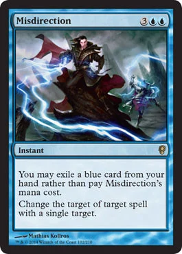 MtG Conspiracy Rare Foil Misdirection #102