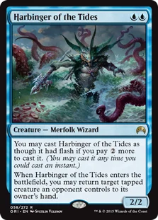 MtG Origins Rare Foil Harbinger of the Tides #58