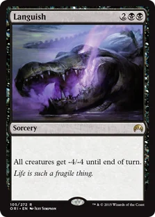 MtG Origins Rare Foil Languish #105