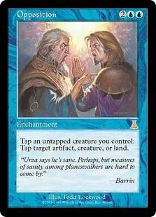 MtG Urza's Destiny Rare Opposition #40 [Lightly Played]