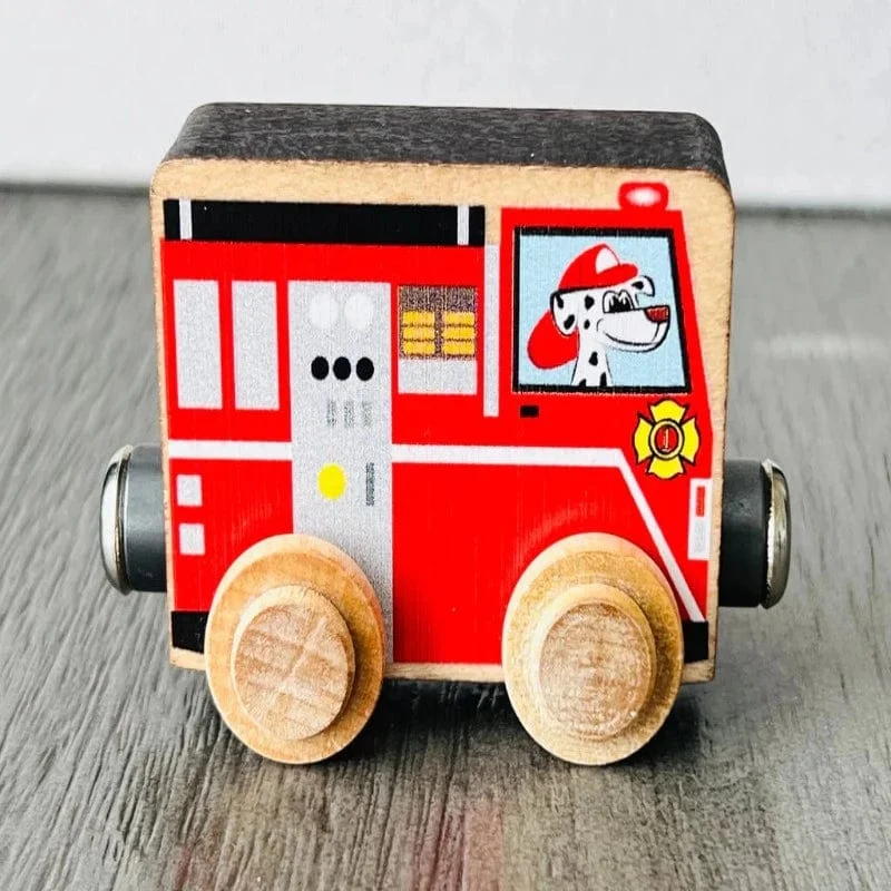 Fire Truck Train Car