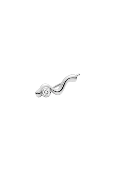 Silver Nora Crawler Earring (Single)