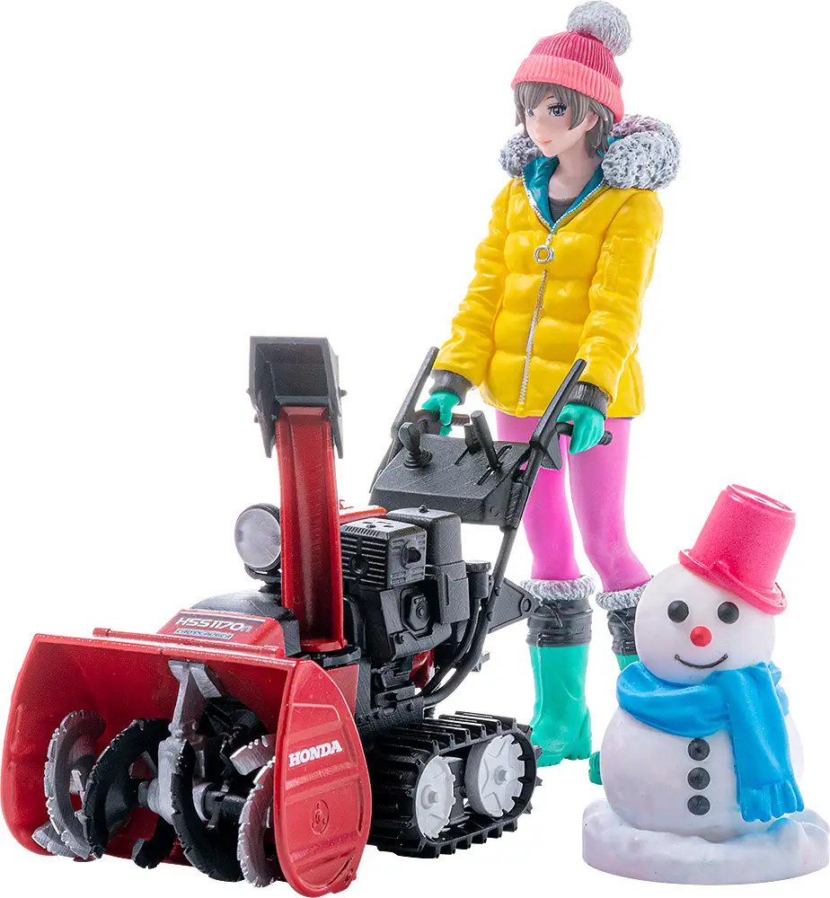 1/20 PLAMAX MF-62: minimum factory Minori with Honda Small Snow Plow HSS1170n (JX) (Rerelease)