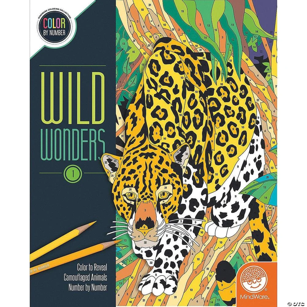 Color By Number - Wild Wonders - Book 1