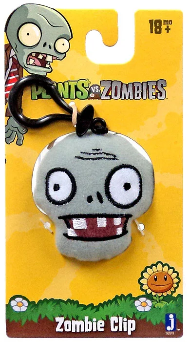 Plants vs. Zombies Zombie Plush Clip On