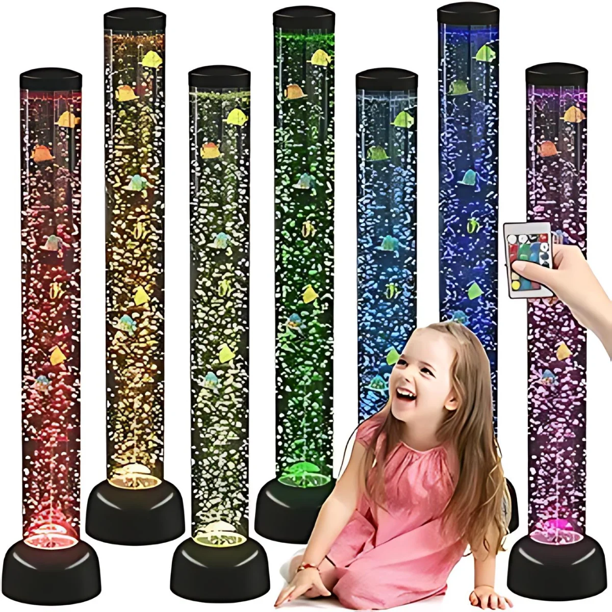 3.3ft Classic Sensory Bubble Tube Aquarium