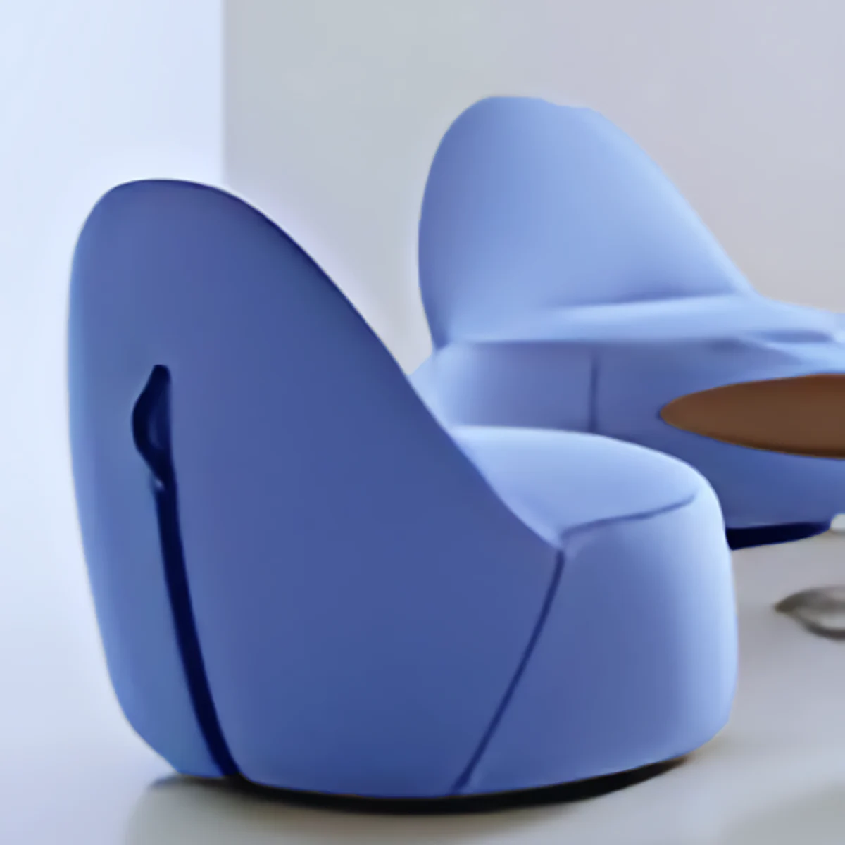 Zen Chair on Wheels - Blue