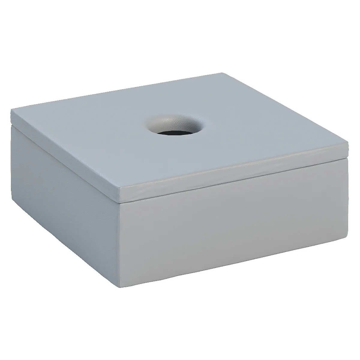 Sensory Grey Square Bubble Tube Platform with Hole