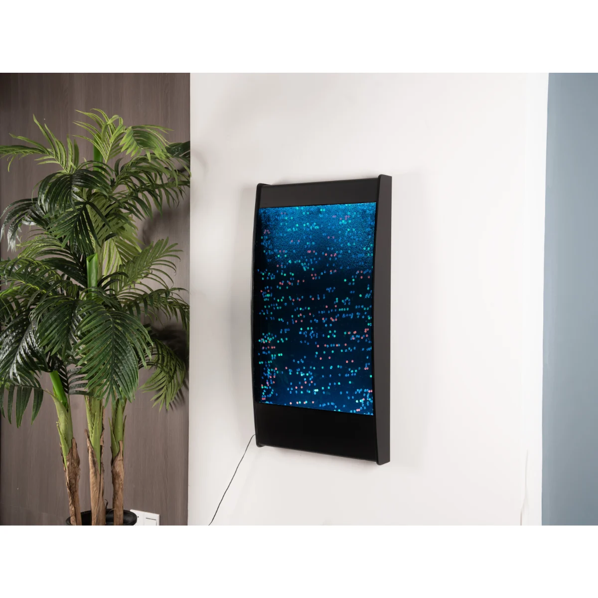3ft Sensory Curved LED Bubble Wall with Flowing Beads