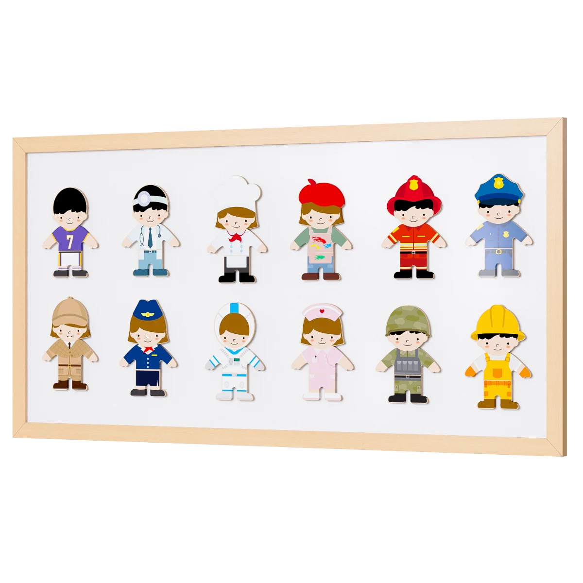 Sensory Magnetic Community Figures Toy Set