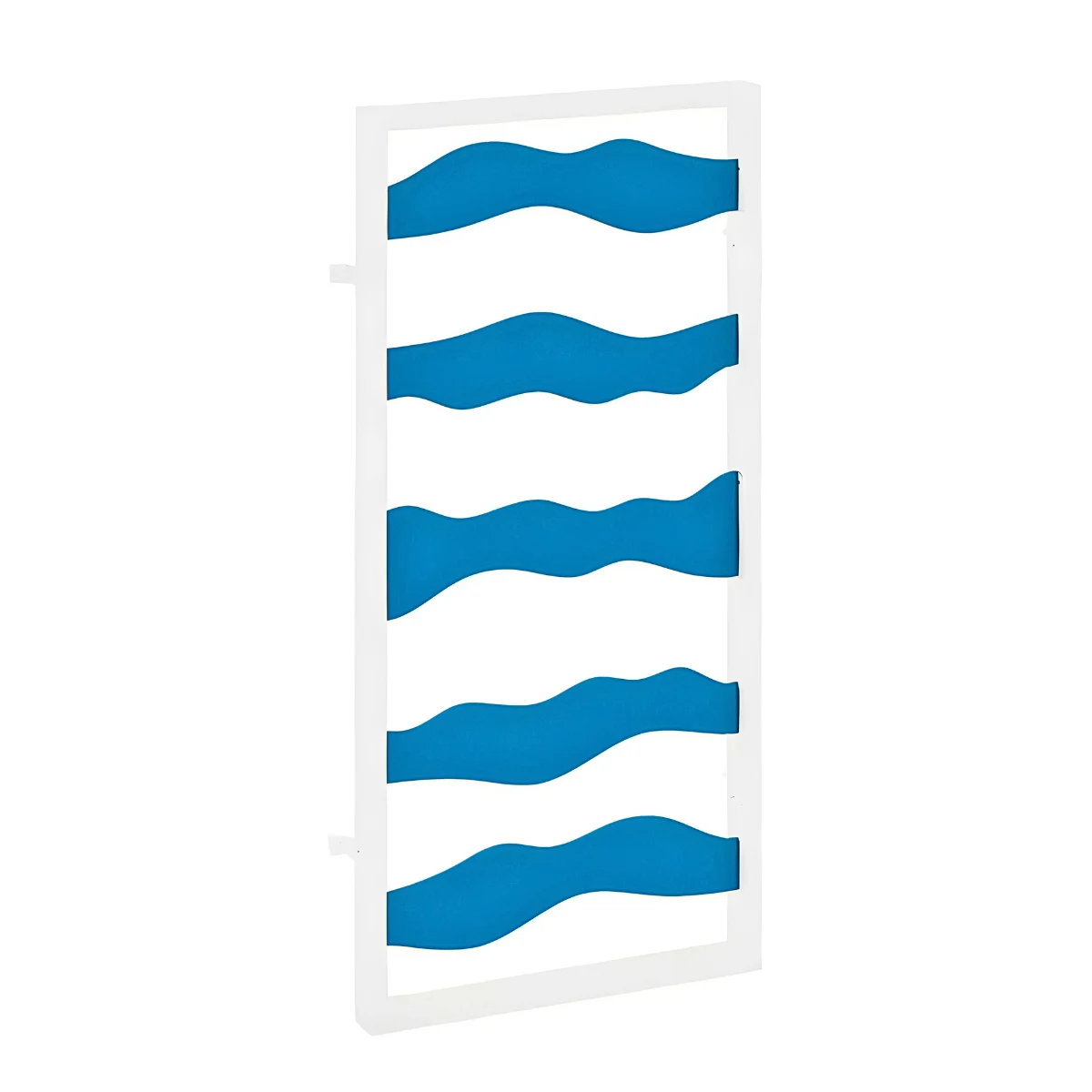 Blue Wave Ladder Climbing Wall Panel - Metal Frame