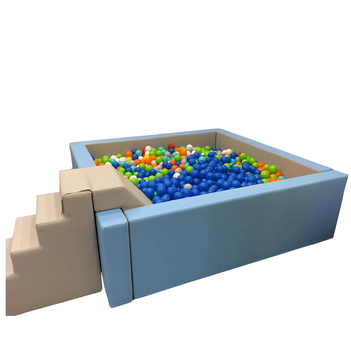 Extra Large Ball Pit with Steps and Slide