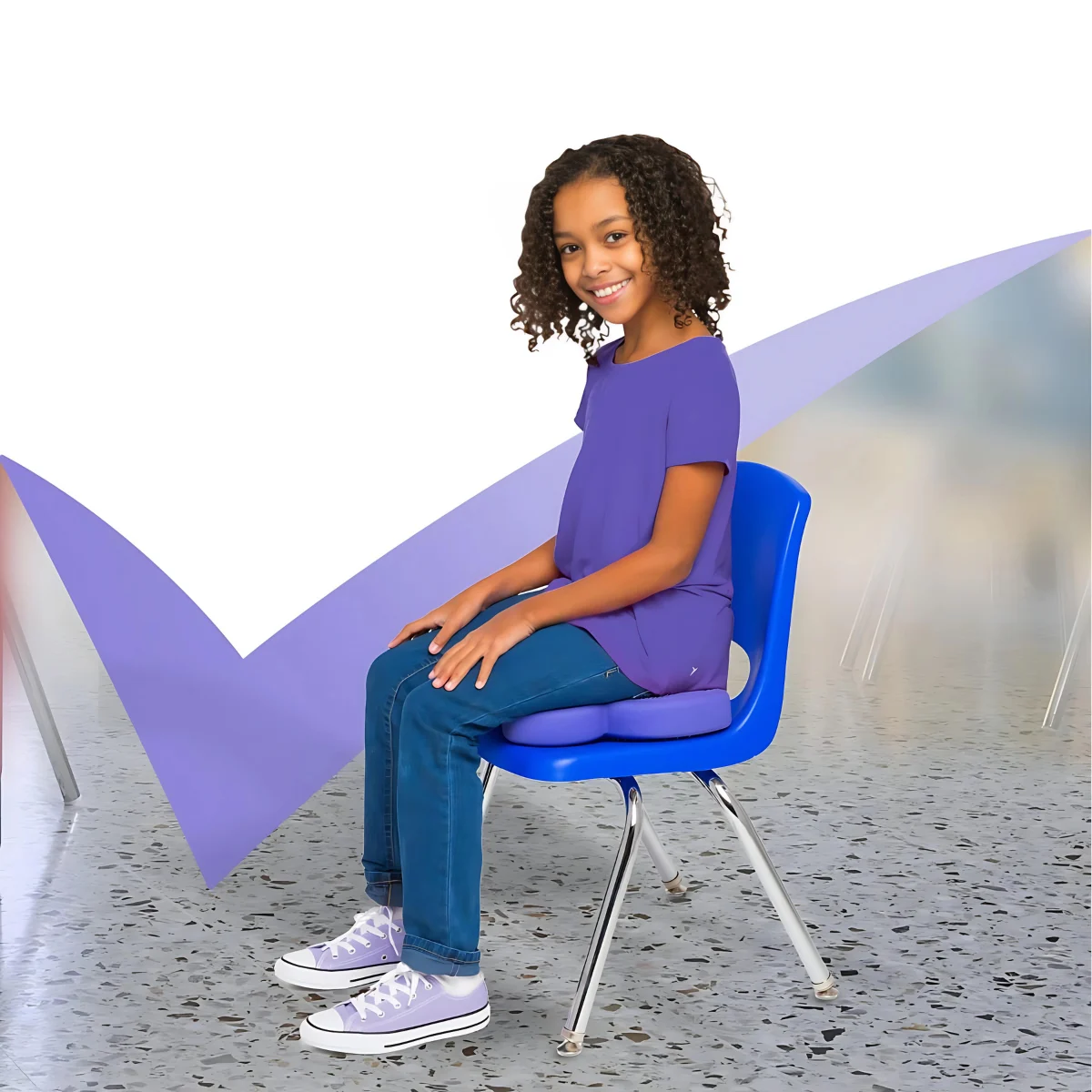 Sensory Cushion Butterfly Shaped Wiggle Seat