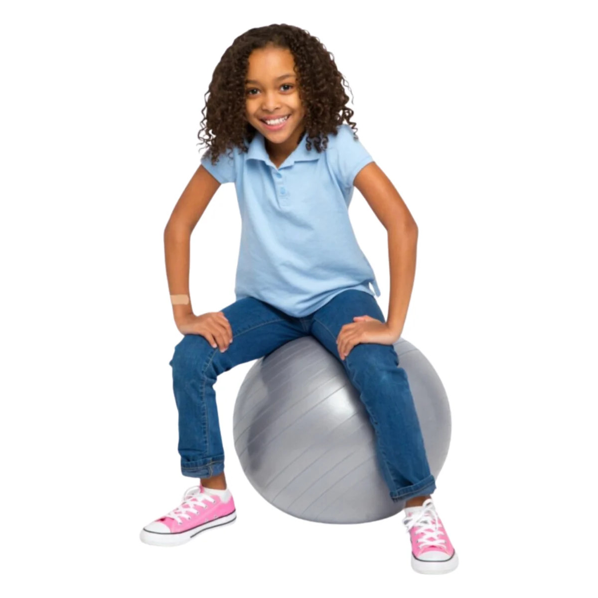 18in Weighted Balance Ball Seat - Silver