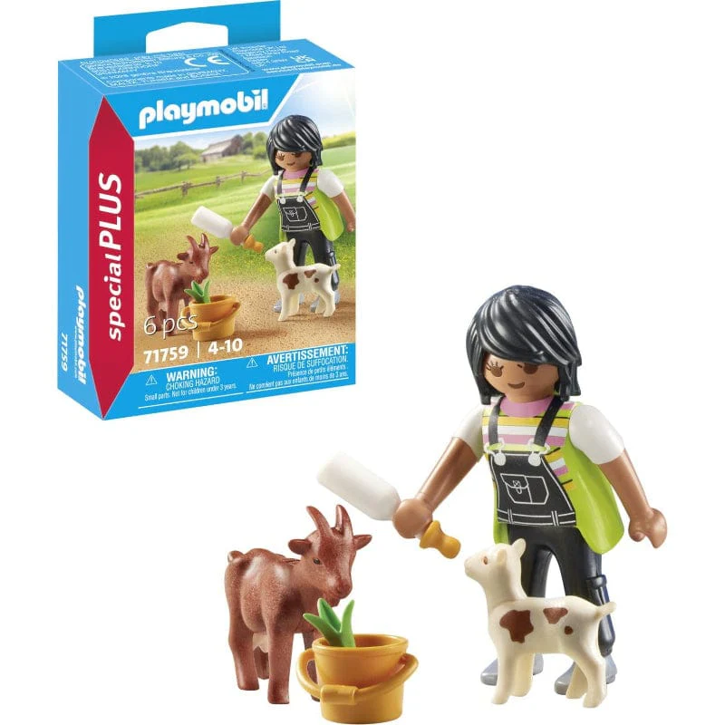 71759 Woman with Goats