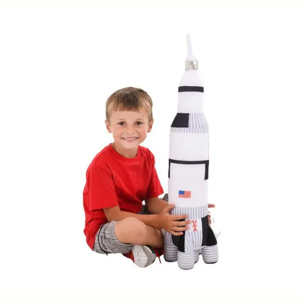 26-Inch Plush Saturn Rocket